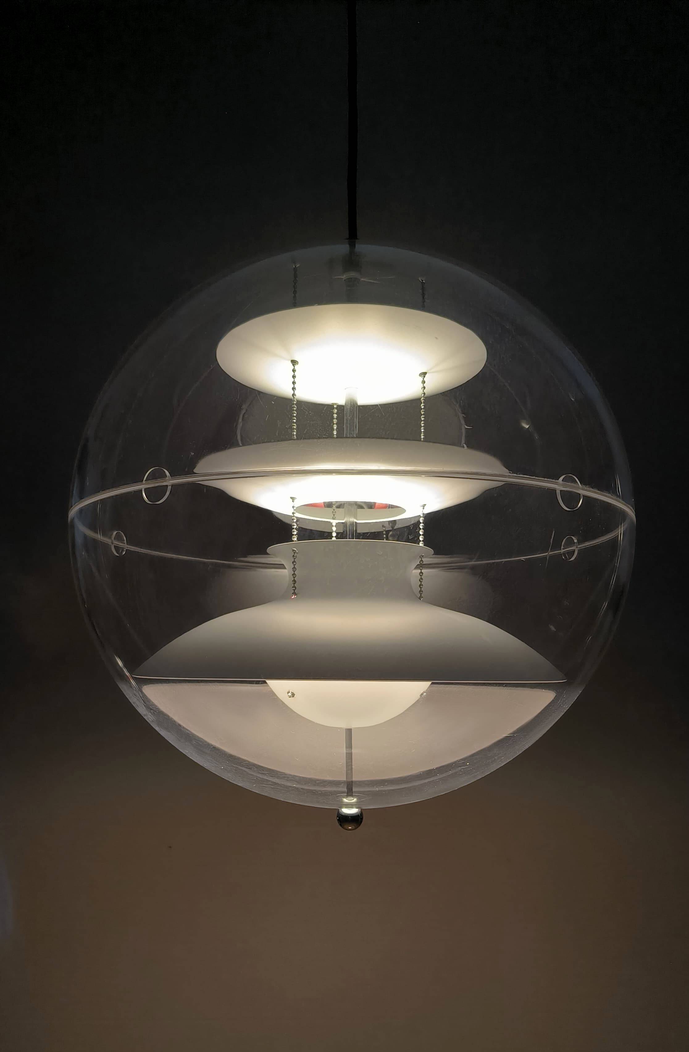 Panto White Lamp by Verner Panton