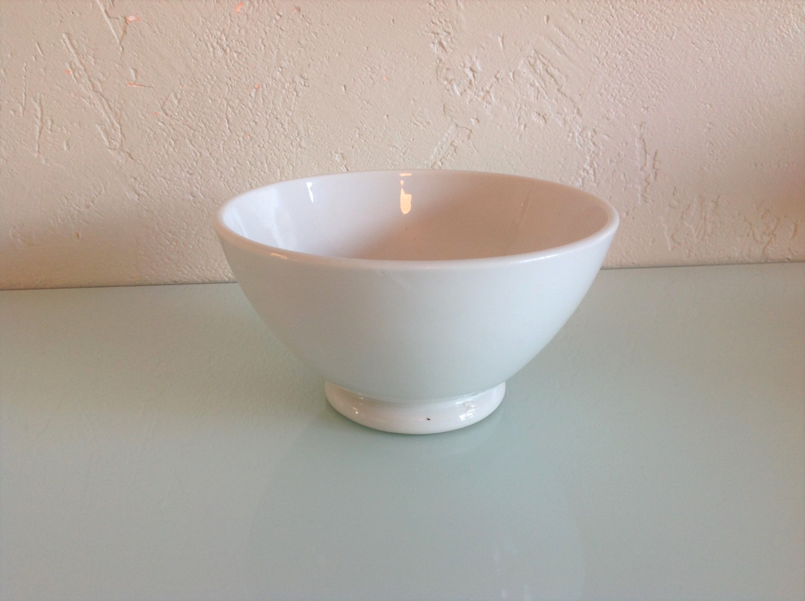 White bowl