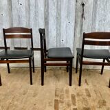 Set of 3 Danish rosewood chairs