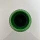 Cracked green round vase