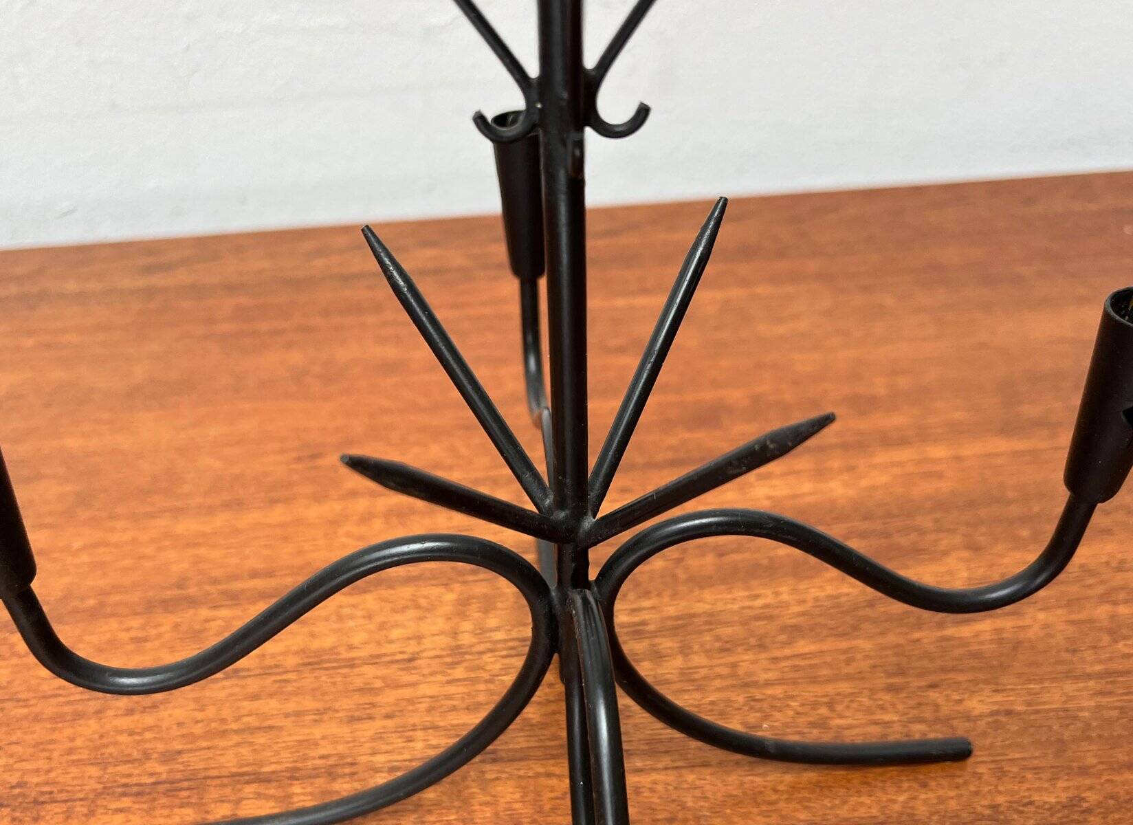 Mid-century Scandinavian metal candle holder by Gunnar Ander, 1960s.