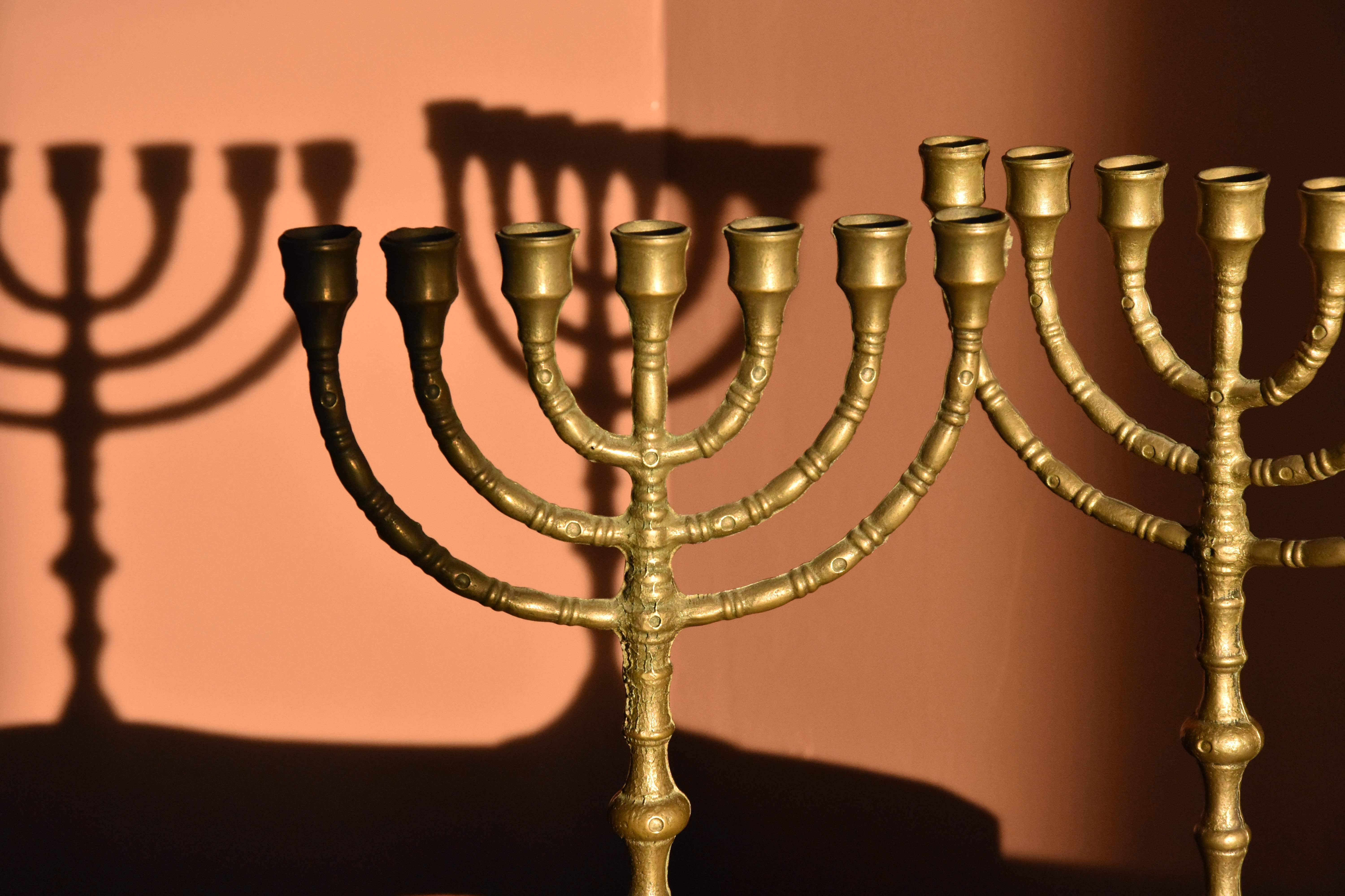Paire de Menorah