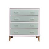 Commode pieds compas vintage 1950