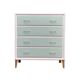 Vintage 1950s compass foot chest of drawers