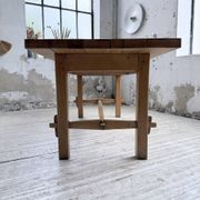 Table mobilier montagne 1950 hêtre massif