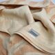 Linen cushion cover, beige and orange zebra pattern, 57 x 37 cm, Chhatwal & Jonsson