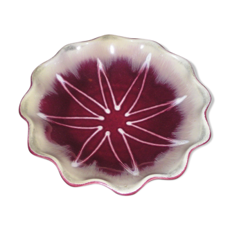 1960 polylopped ceramic fruit cup, Dumler - Breiden HOHR