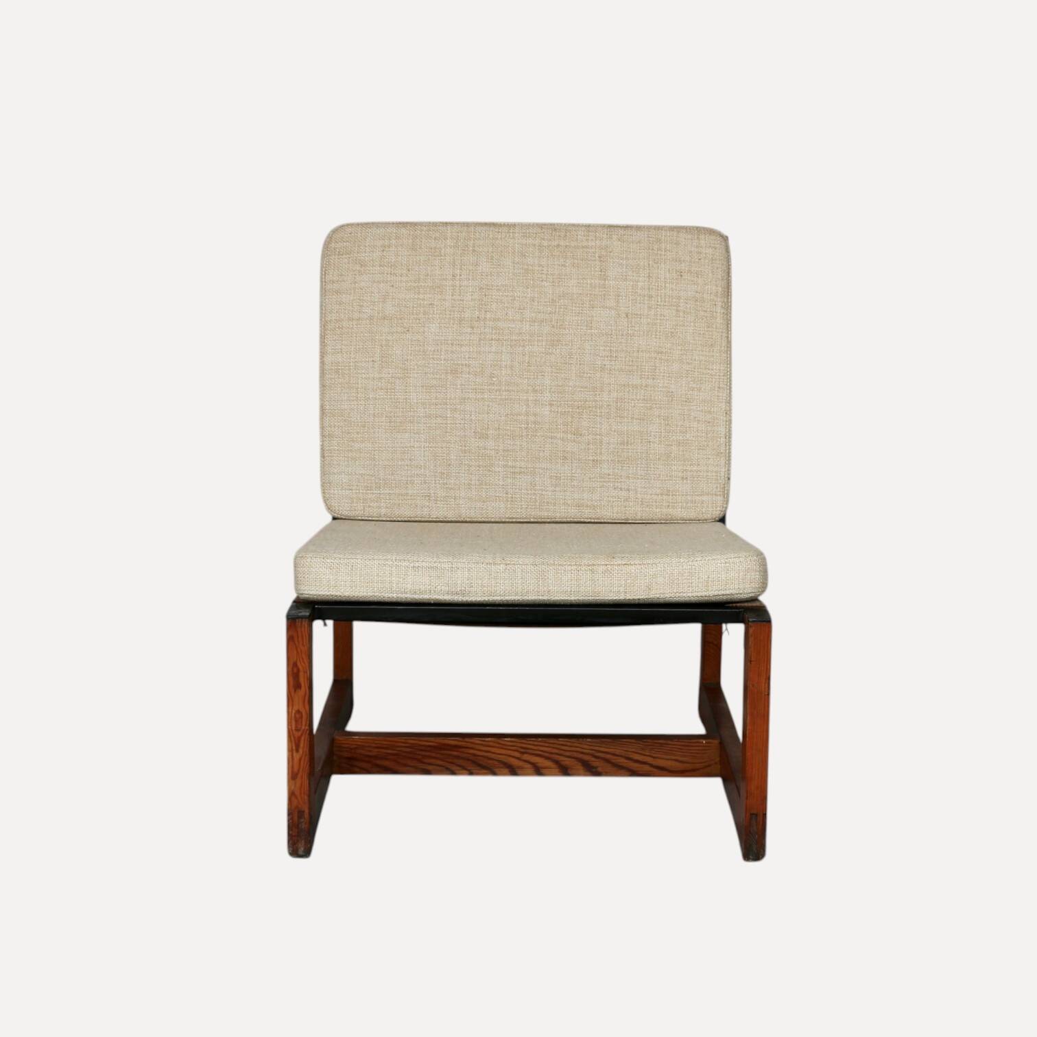 A pair of armchairs, France, 1960s.