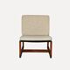 A pair of armchairs, France, 1960s.