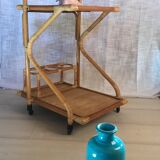 Rattan bar trolley 50/60s
