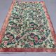 Vintage turkish rug 206x135 cm shabby distressed carpet medium