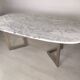 Table design marbre 6 chaises 1970