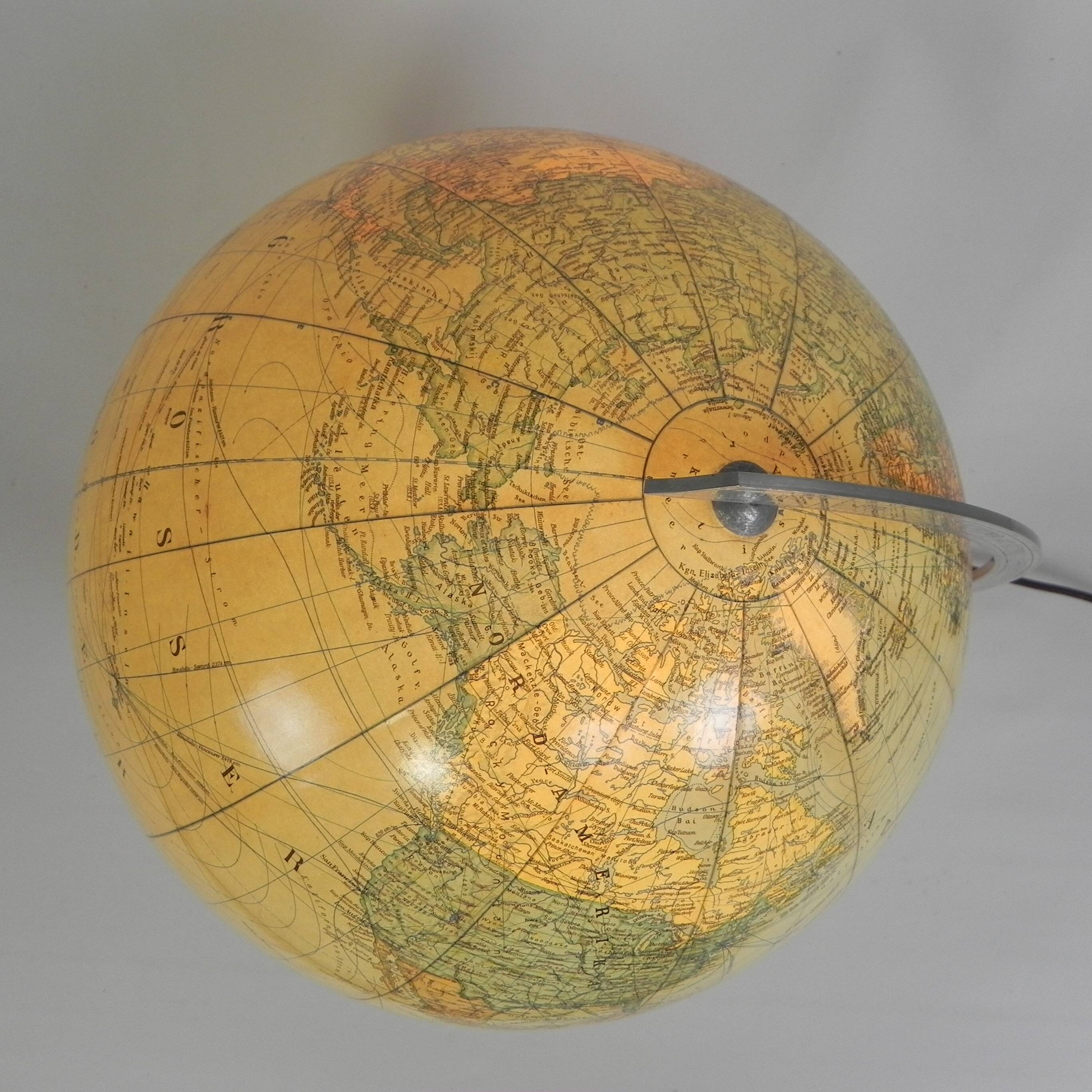 Luminous globe JRO Globus, 1960s