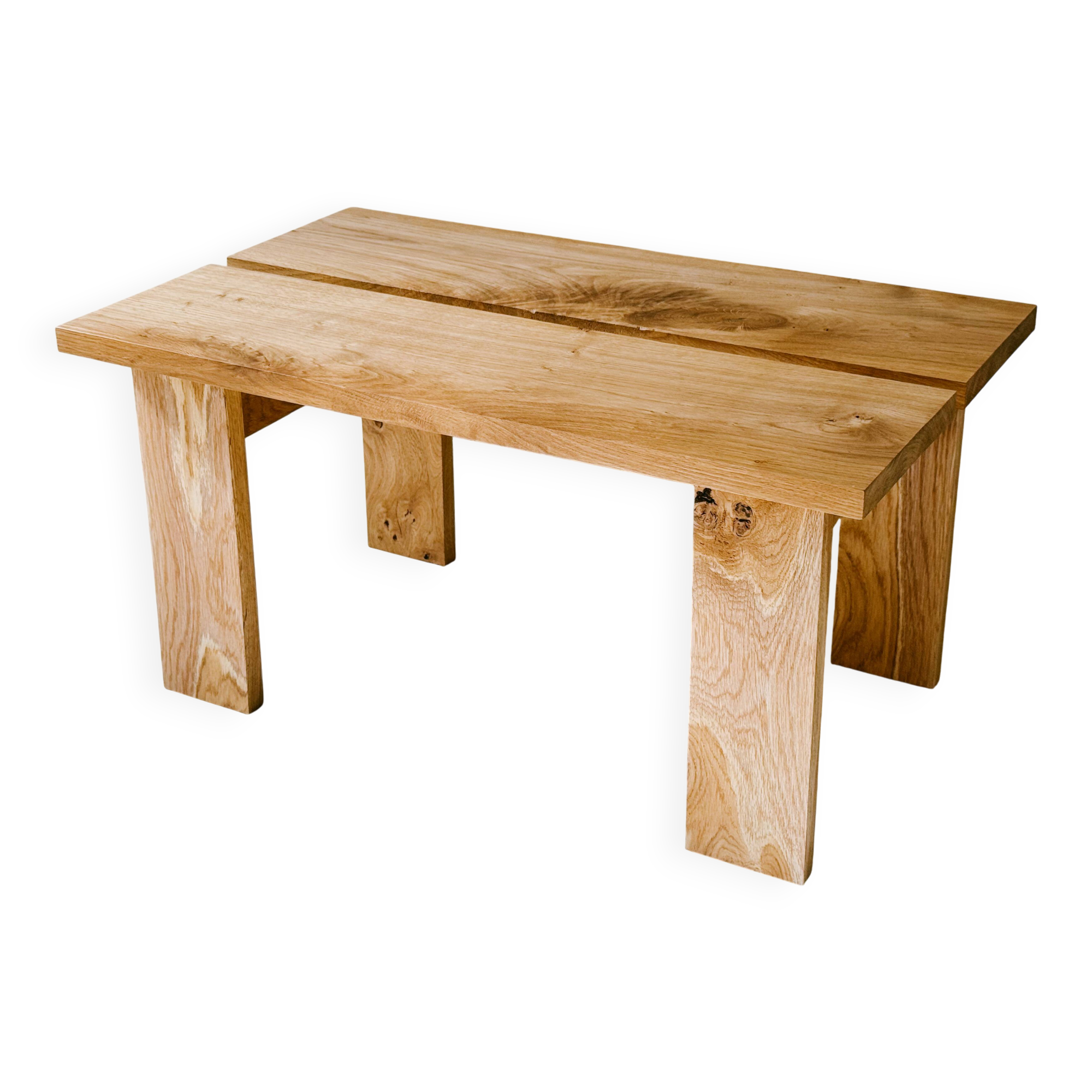 Solid oak coffee table, minimalist / contemporary design