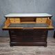 Napoleon III period secretary chest of drawers in mahogany and light wood.