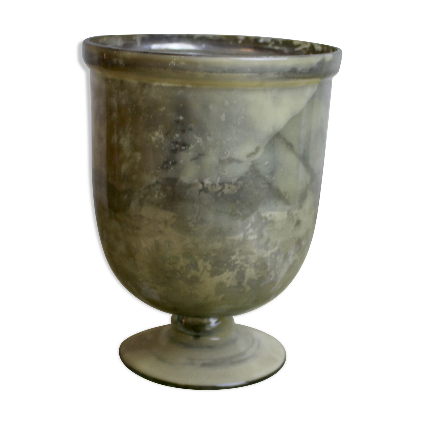 Vase Médicis en mercure de verre