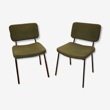 Pair of vintage chairs André Simard airborne edition 1960