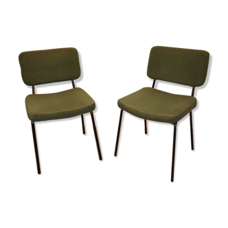 Pair of vintage chairs André Simard airborne edition 1960