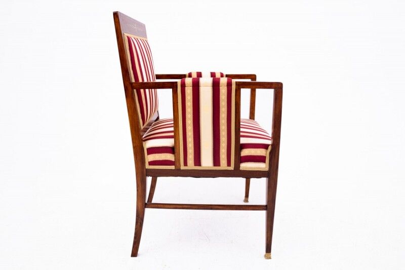 A pair of antique armchairs from the late 19th century, France. After renovation.