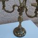 Pair of bronze candlesticks