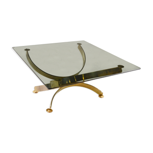 Table basse italienne en laiton