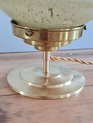 Clichy glass table lamp