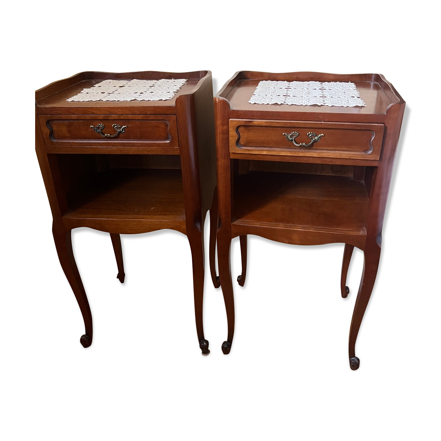Pair bedside tables