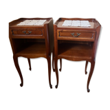 Pair bedside tables