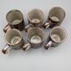 Lot de 6 tasses à café expresso Grès paysan Japon