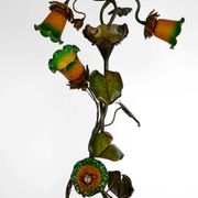 Japanese-style Heron floor lamp, Art Nouveau, France, circa 1900