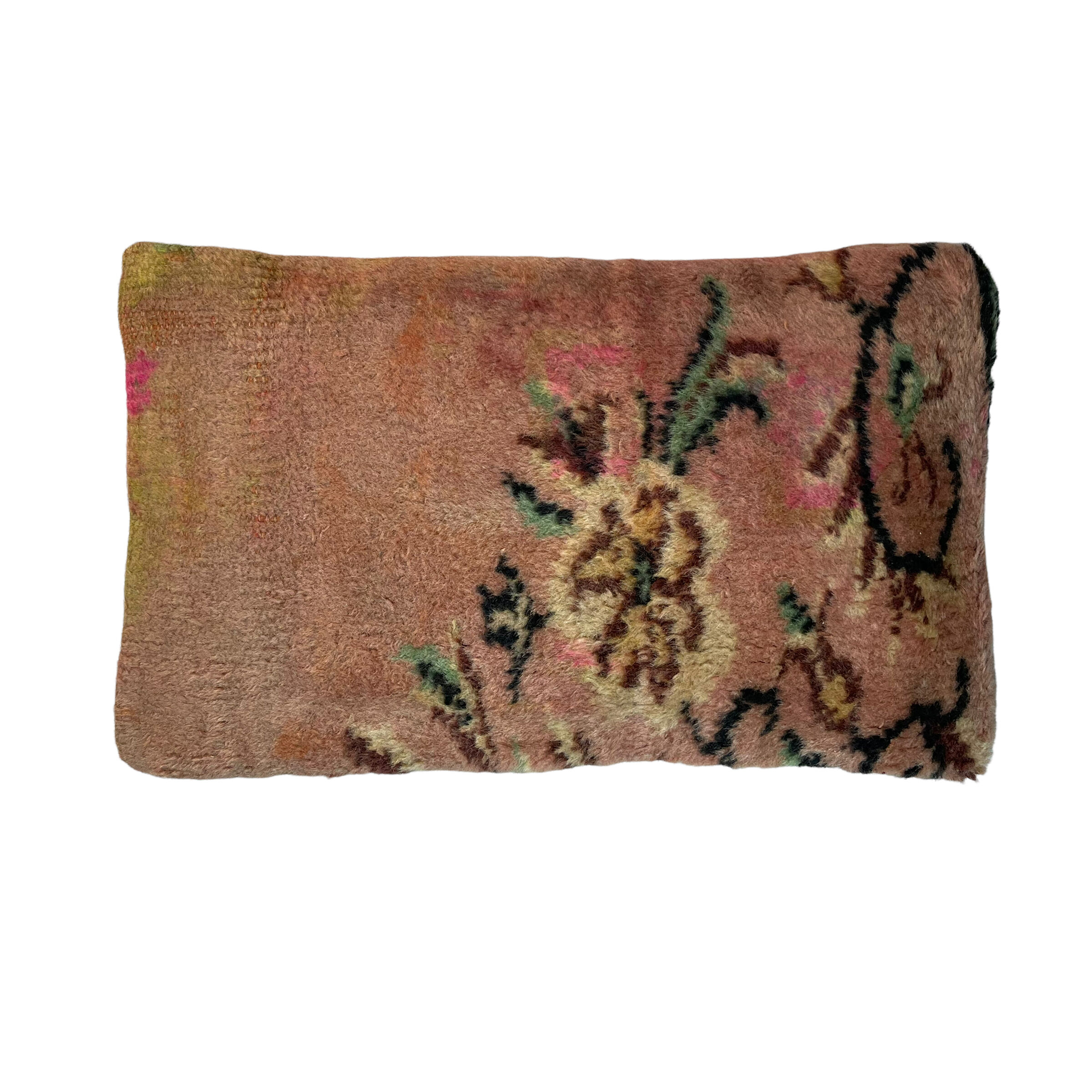 Vintage turkish rug cushion cover, 30 x 50 cm