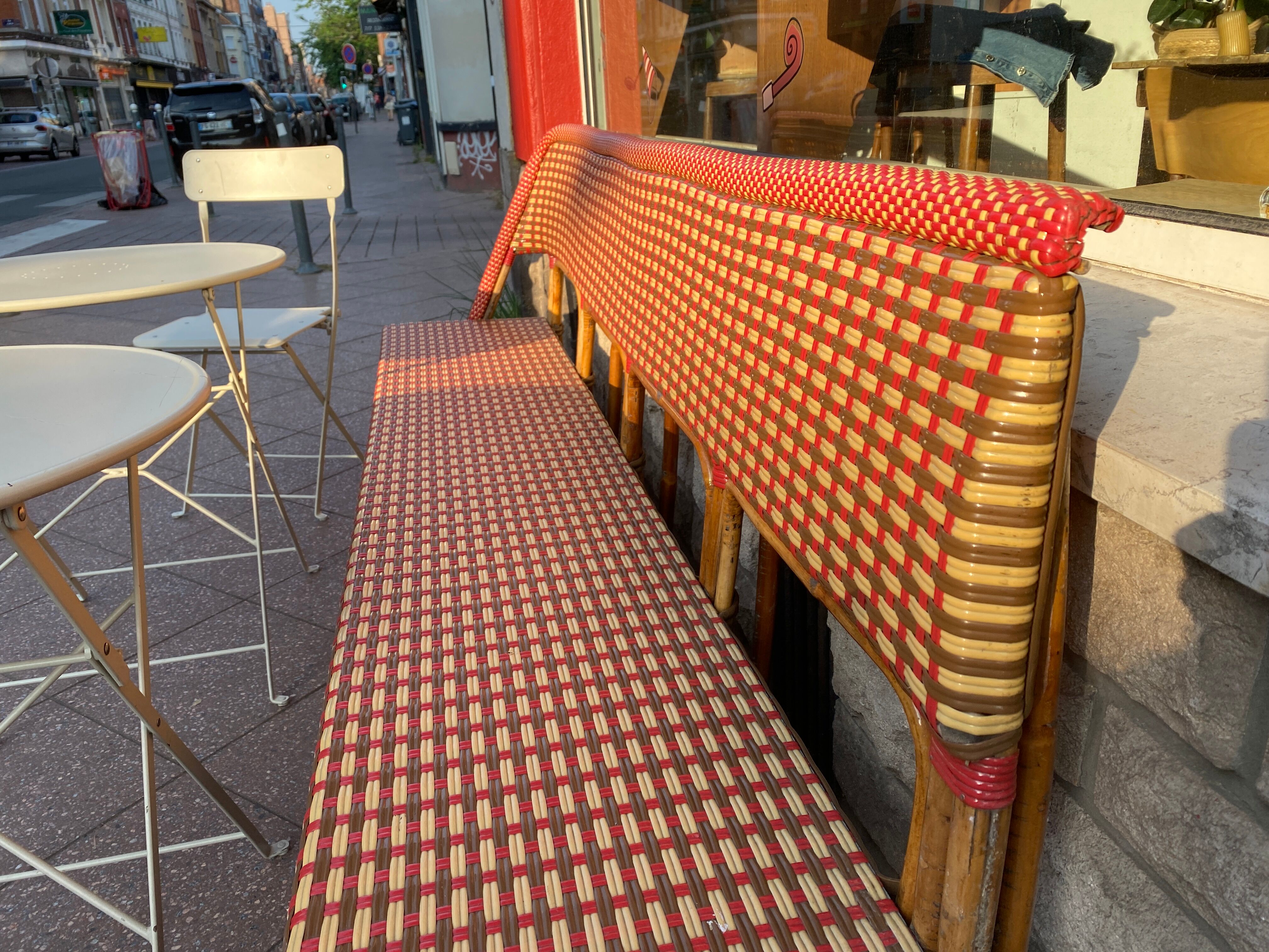 Drucker house benches