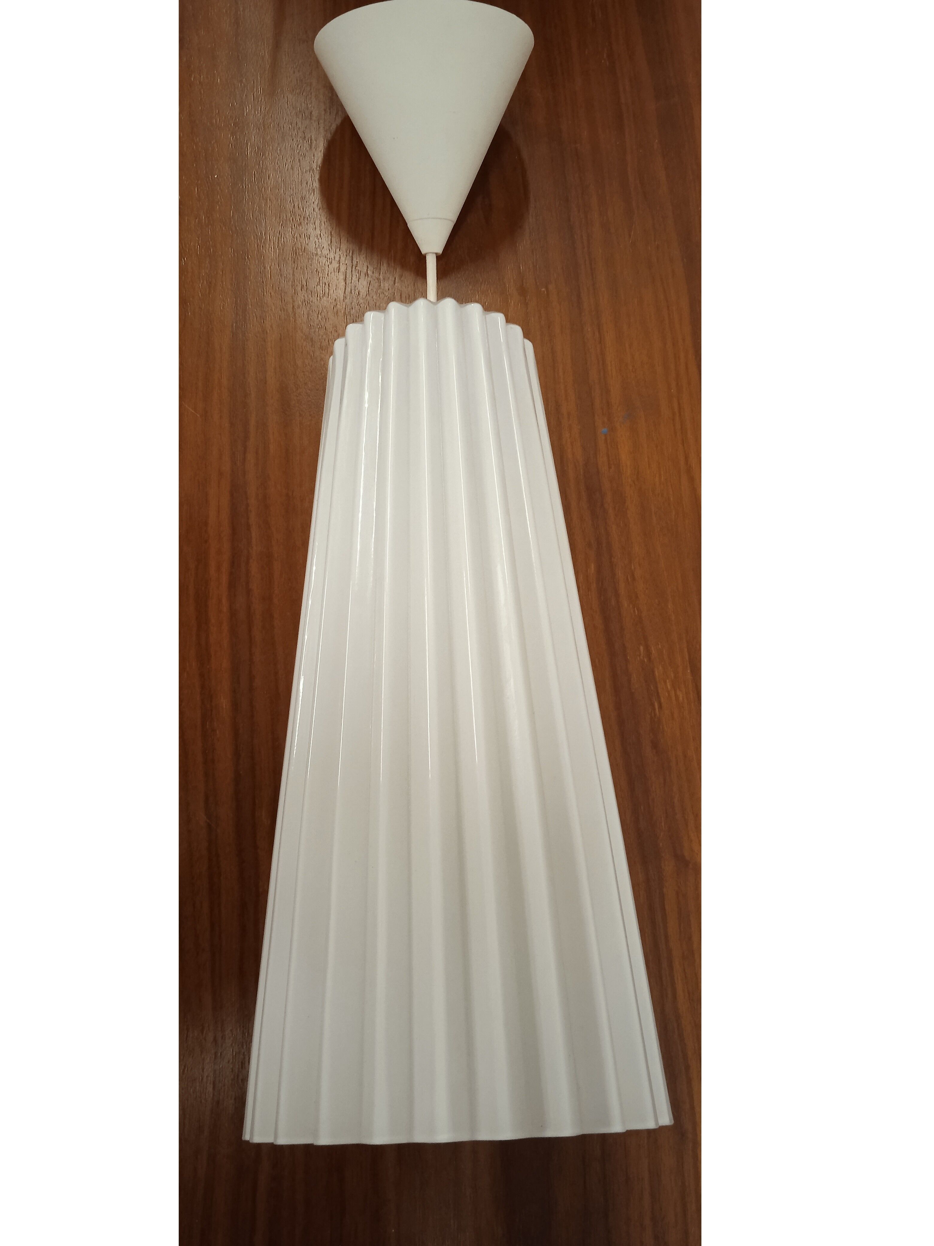 Scandinavian opaline hanging lamp