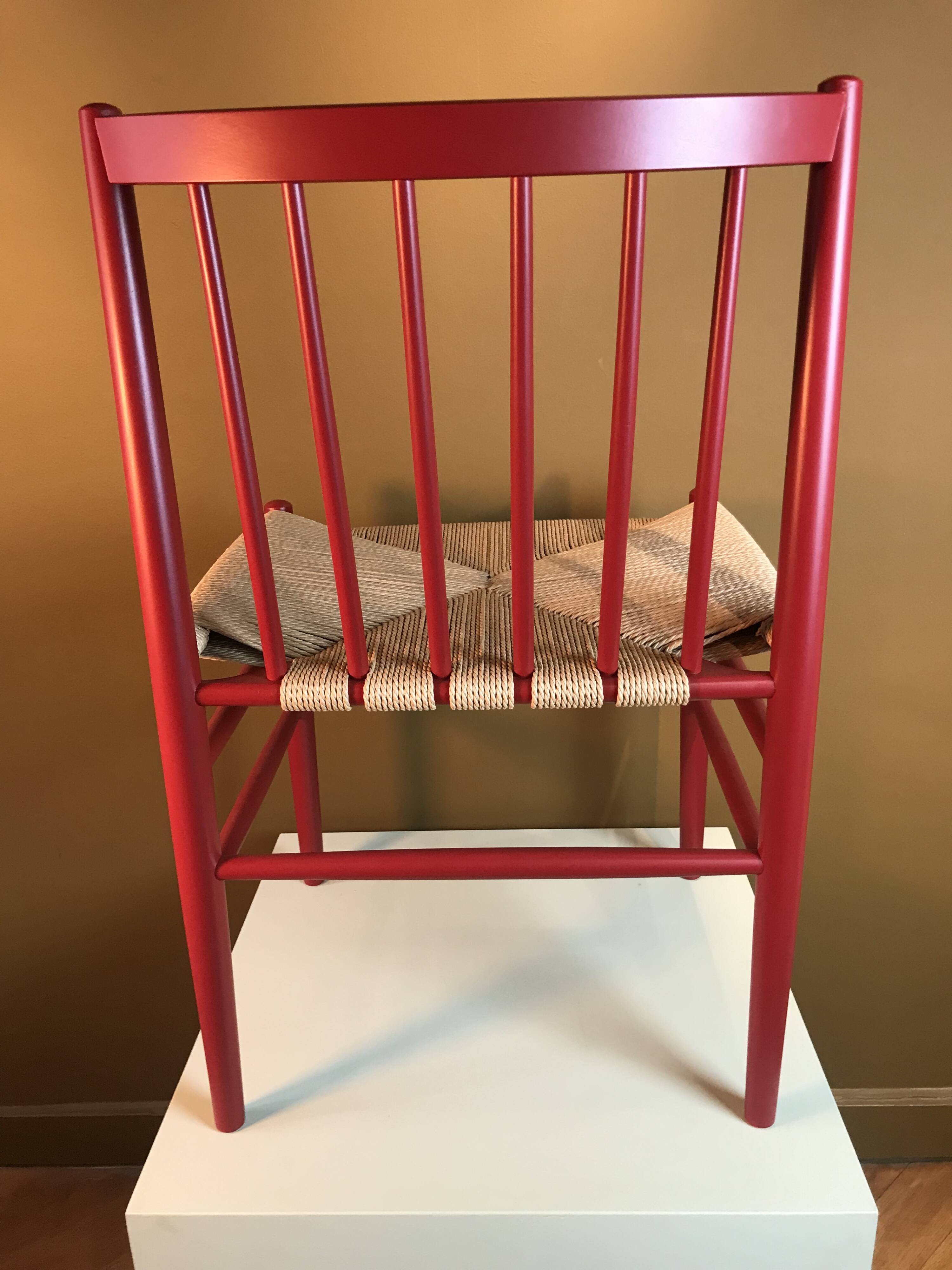 Oak j80 chair by Jørgen Bækmark for Fdb Mobler