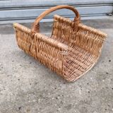 Wicker log basket 1970