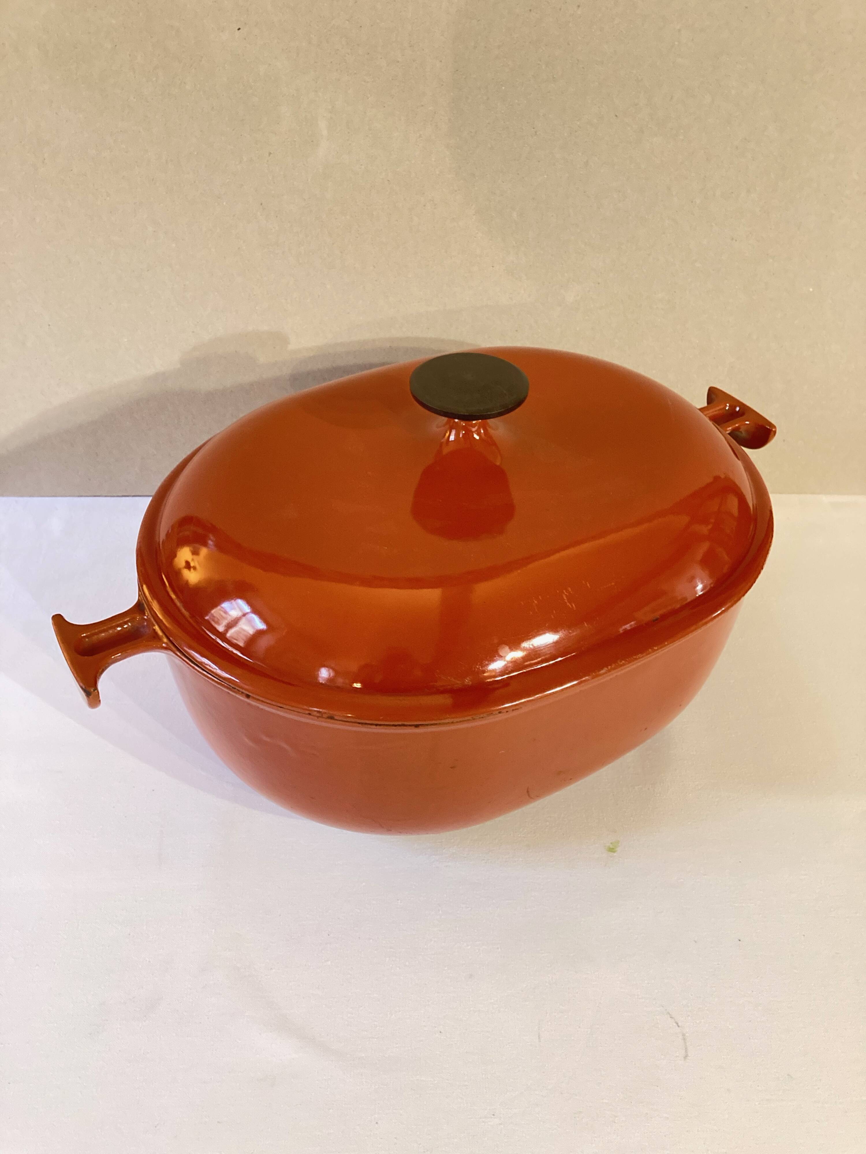 Le Creuzet enameled cast iron casserole dish