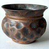 Set of 2 copper planters, vintage from the 60s