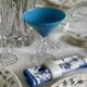 6 crystal cocktail glasses