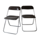 Lot de 2 chaises design Plia de Giancarlo Piretti edition Castelli 1970
