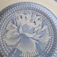 Limoges porcelain for Hermès, Paris - Set of 3 flat plates - Les Pivoines