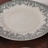 Set of 4 flat plates Terre de Fer Moulin des loups and WILBUR hamages