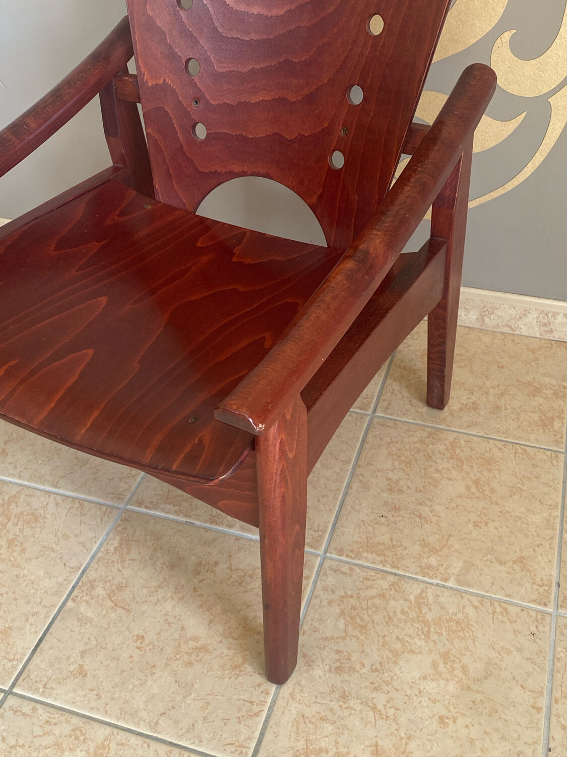 Scandinavian-style armchair