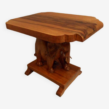 Art Deco walnut coffee table