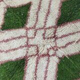 Handmade wool Berber rug 260 X 150 CM