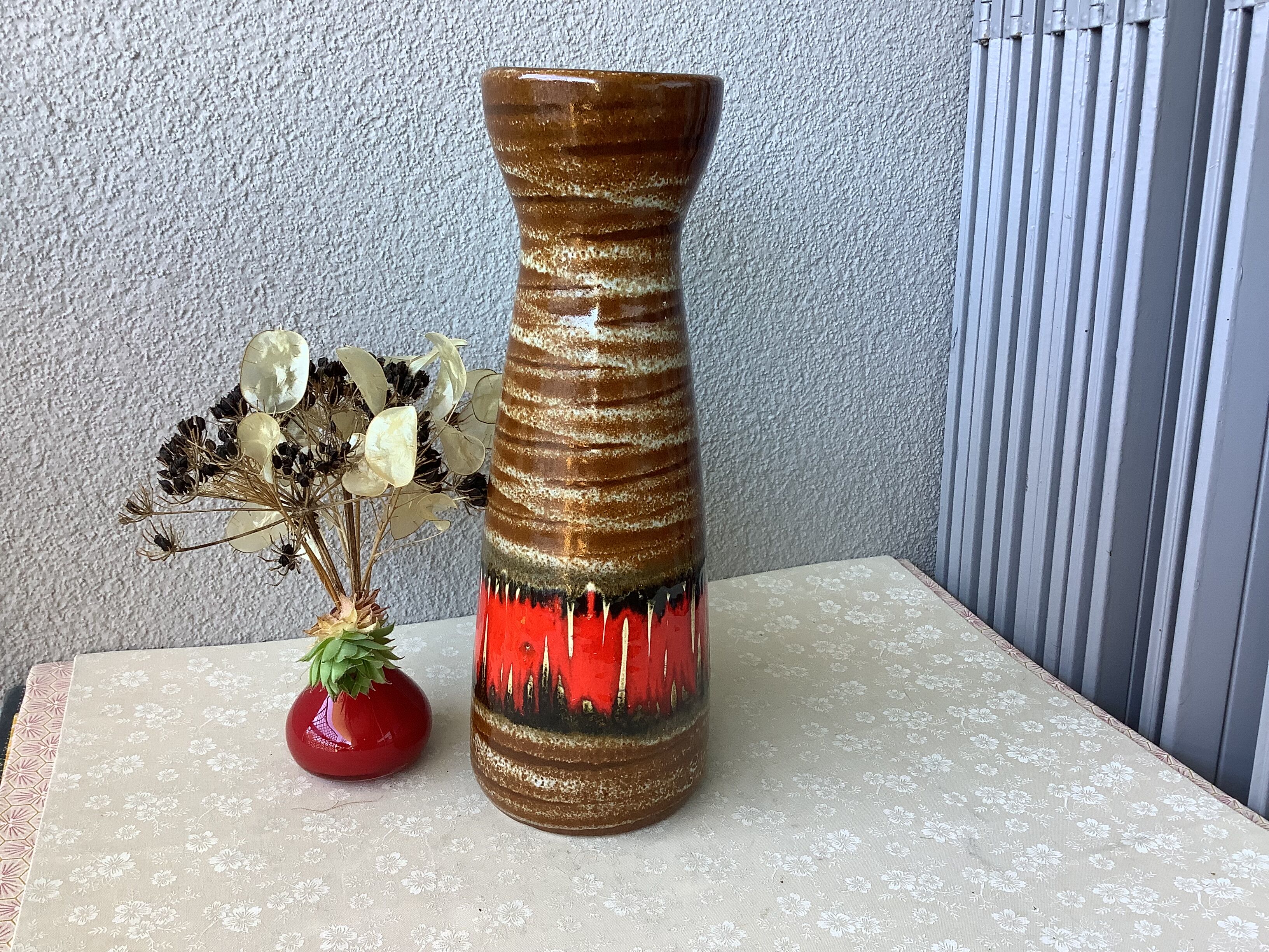 Fat lava vase Scheurich west Germany