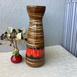 Vase fat lava Scheurich west Germany