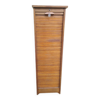 1950s curtain filing cabinet