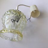 Vintage glass pendant lamp