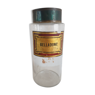 Belladonna pharmacy jar