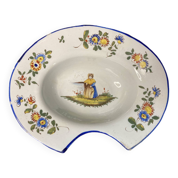 Antique Lunéville KG shaving dish from the late 19th century